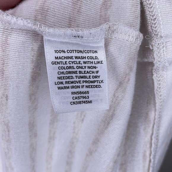 Caslon LS soft striped tee, size XL scoop neck - Picture 4 of 4